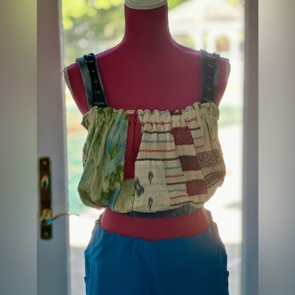 ANTHROPOLOGIE CRAFTED CROP TOP - Picture 4 of 8
